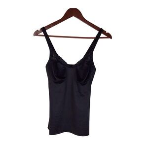 Ruby Ribbon Diva Lace Camisole in Black Size 38.